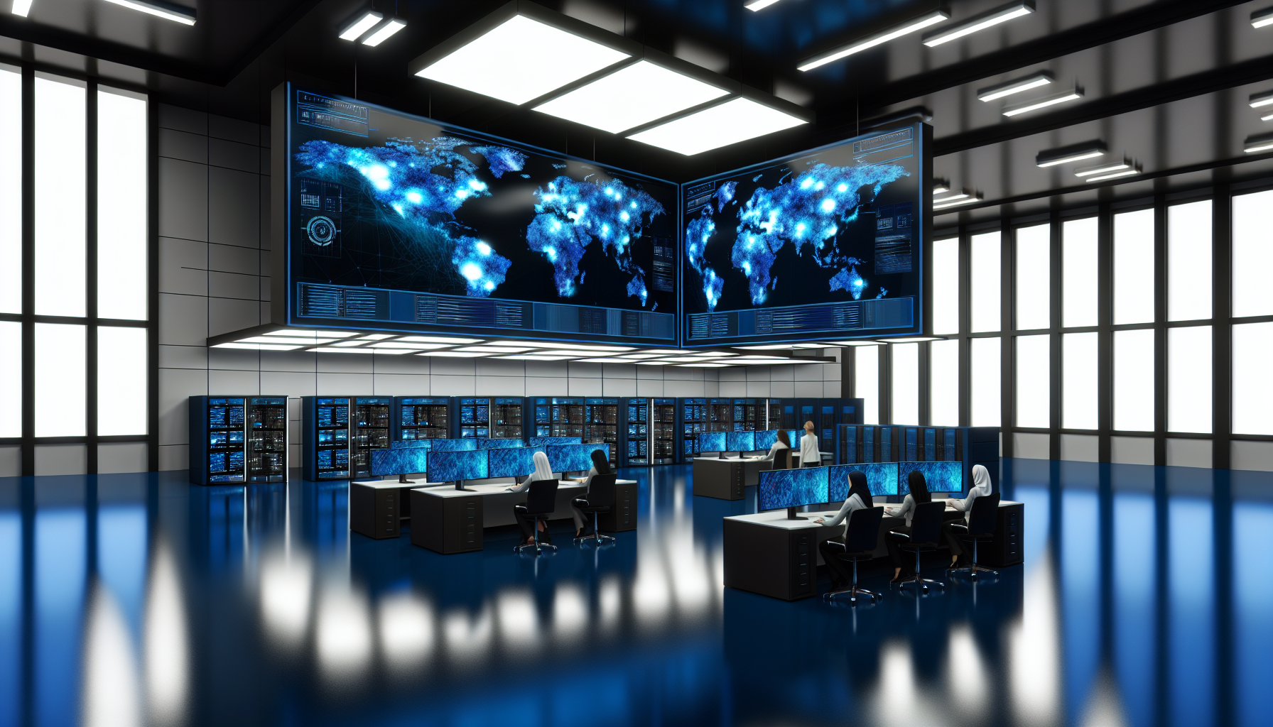 Palantirのデータ分析ダッシュボードとサイバーセキュリティ監視システム